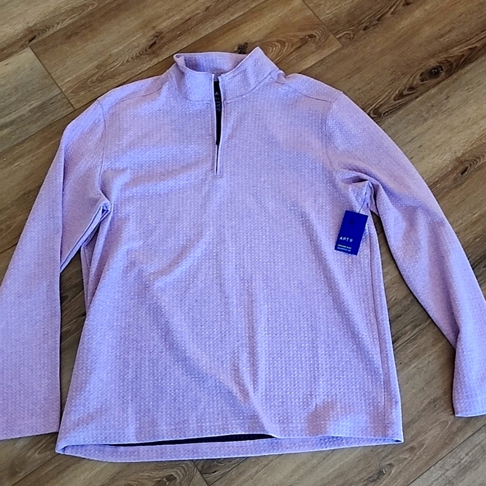 A.P.T 9 Mens new half zip